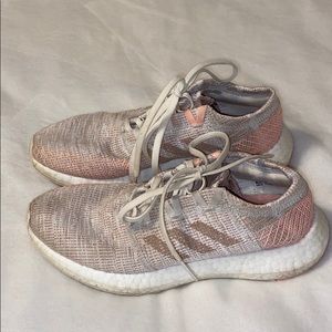 Adidas // Eco Comfort Light Pink Girls Sneakers